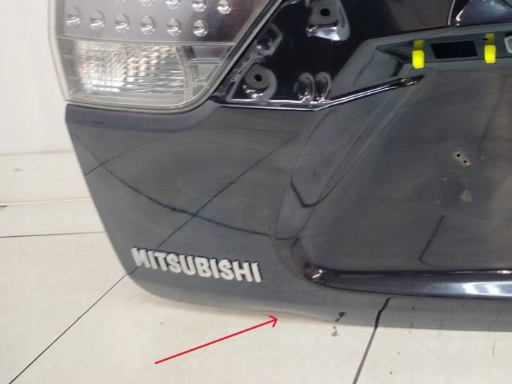 фото №11, Mitsubishi outlander ii 06r- крышка багажника зад задняя