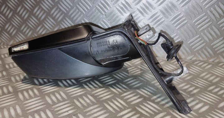 фото №12, Bmw 5 e60 e61 lci рестайлінг дзеркало сірий ліві 3 контакти освітлення led eur 09r