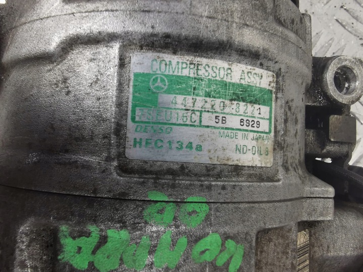 фото №6, Компрессор кондиционера a/c mercedes w203 4472208221 a0002306511