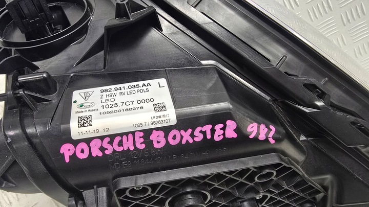 фото №9, Porsche boxster 982 лампа ліва фара лівий 982941035aa