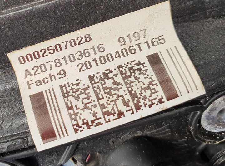 фото №12, Зеркало правые 9 pin mercedes w207 a2078103616 eu