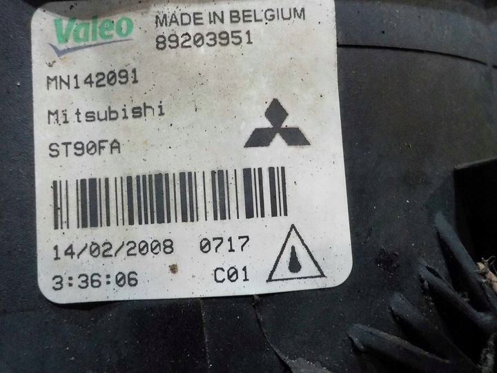 фото №5, Mitsubishi outlander ii 08r галоген левый mn142091