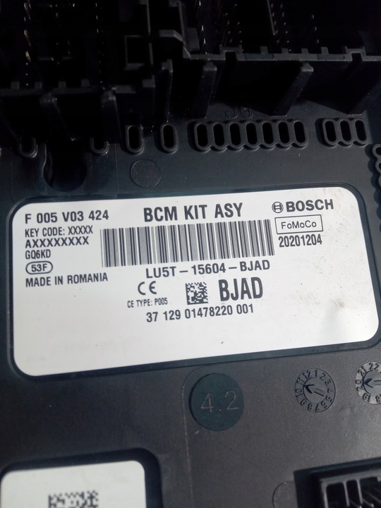 фото №7, Ford bsi модуль bsi gem bcm lu5t-15604-bjad