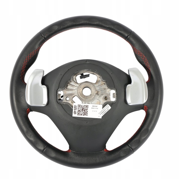 фото №14, Bmw f20 f21 f22 f30 f31 f32 руль чёрная кожа sport лепестки