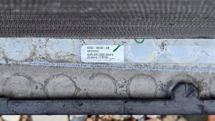 фото №11, Комплект радіатор вентилятор ford edge mk2 рестайлінг 2.0 ecoblue k2g3-8c607-af qq