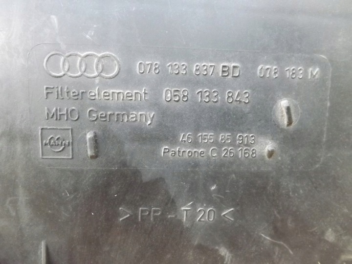 фото №10, Audi a6 c5 2.4 2.8 v6 бензин корпус фильтра воздуха 078133837bd
