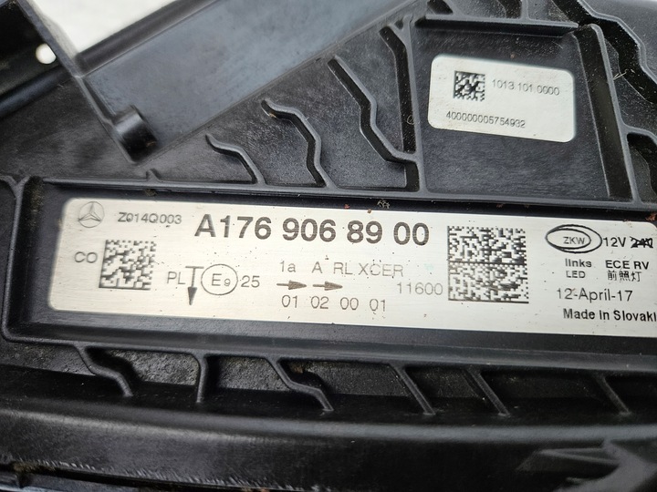 фото №12, Mercedes w176 рестайлінг лампа ліва повний led a1769068900