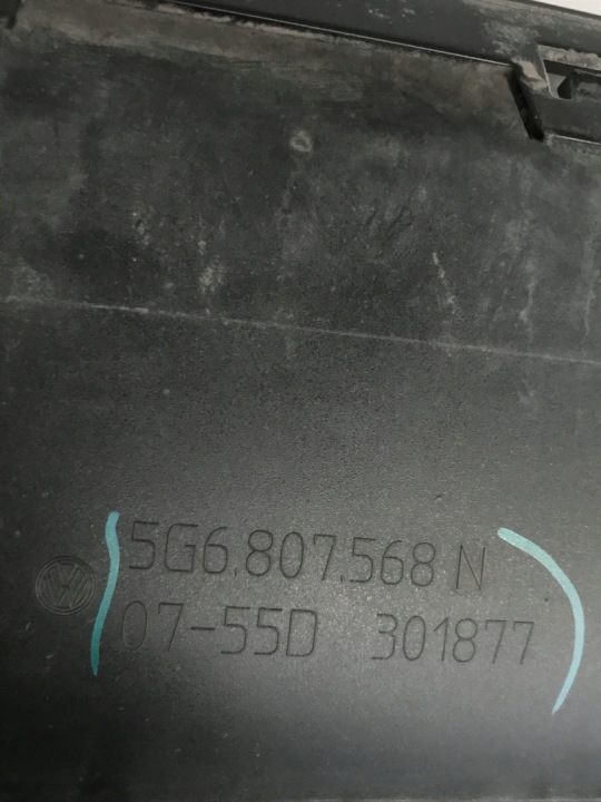 фото №13, Vw golf vii 5g диффузор спойлер r-line накладка низ 5g6807568n