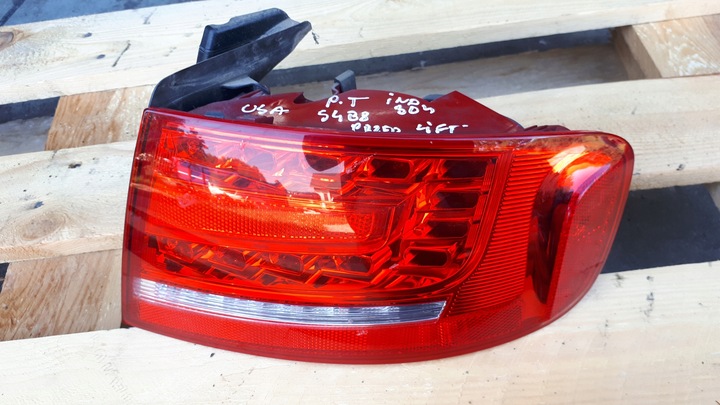 фото №1, S4 b8 a4 лампа led правая правые зад задние w крыло usa