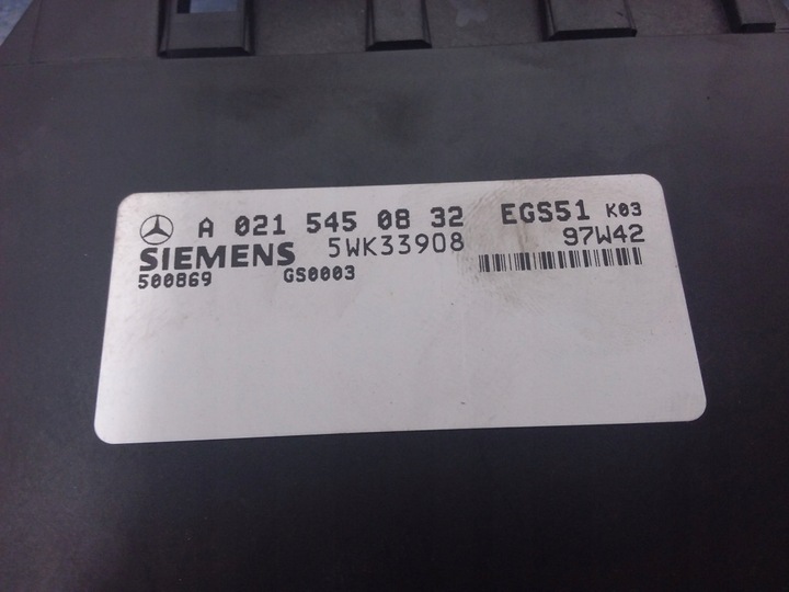 фото №6, Mercedes w210 3.0d блок керування коробки коробки передач a0215450832 5wk33908