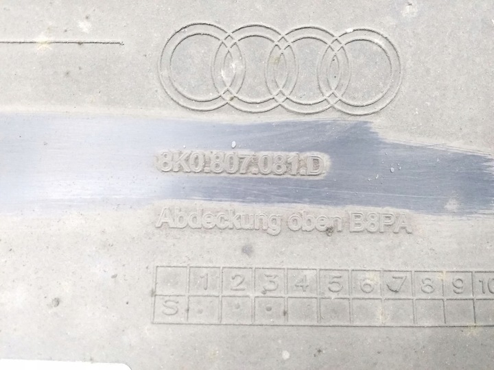 фото №7, Audi a4 s4 b8 8k 2015 защита ремня передней