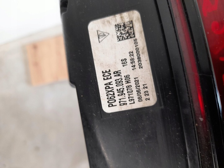 фото №5, Лампа задняя led porsche panamera 971 ii рестайлинг 21