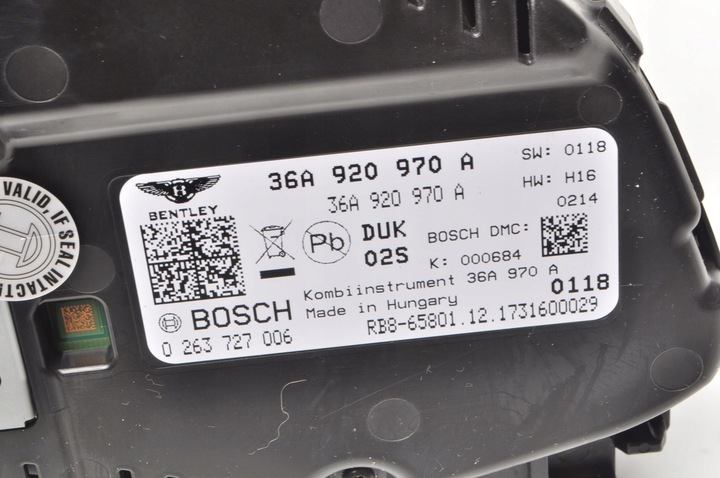 фото №6, Bentley bentayga 4.0 tdi спидометр приборы 36a920970a англичанин