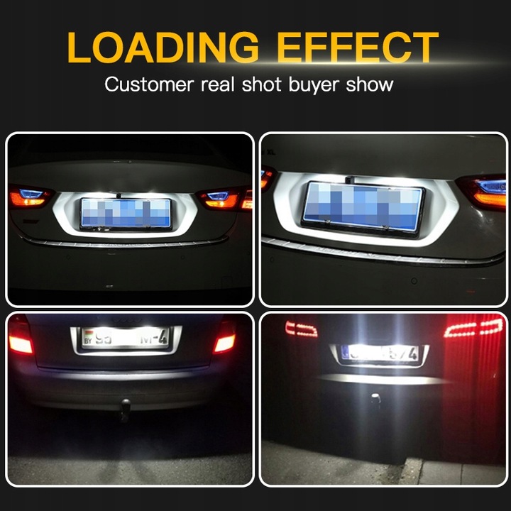 фото №8, Audi a8 d3 2002-2010 освещение led номерного знака регистрационный