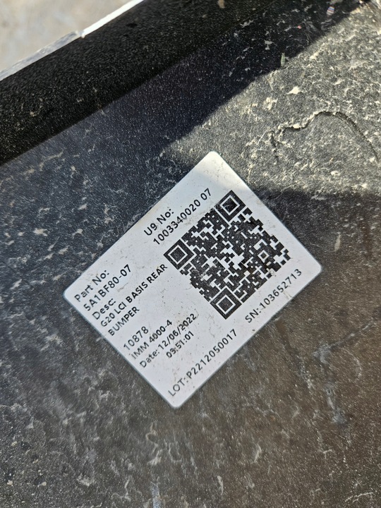 фото №9, Bmw 3 g20 рестайлінг бампер зад задній