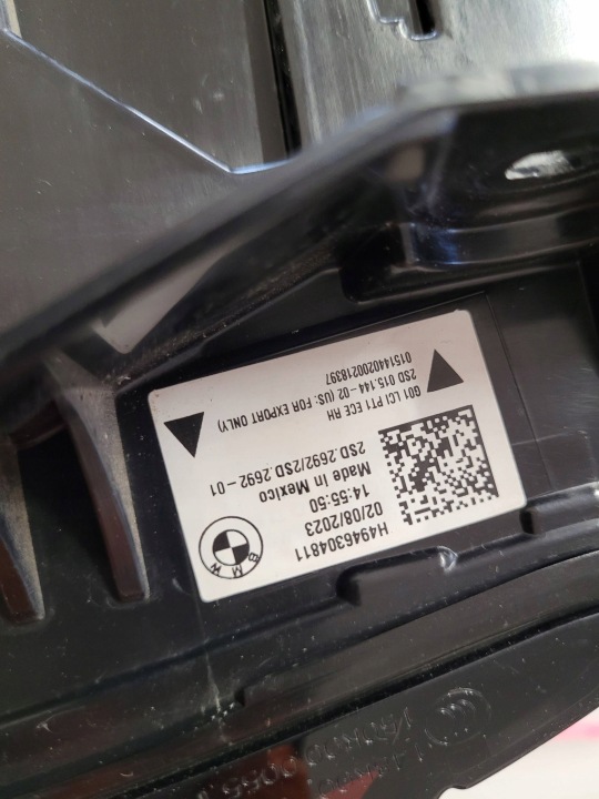 фото №11, Bmw x3 g01 lci рестайлінг фара зад задня права 63219463048 2sd015144 oem02