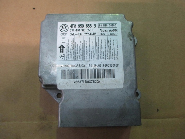 фото №1, Audi a6 c6 04-11 датчик подушок 4f0959655b