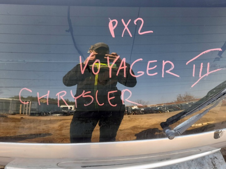 фото №7, Крышка багажника зад стекло chrysler voyager iv ps2