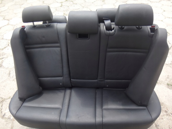 фото №11, Комплект сидений сиденья диван зад чёрная кожа подогрев bmw x5 e70 европа