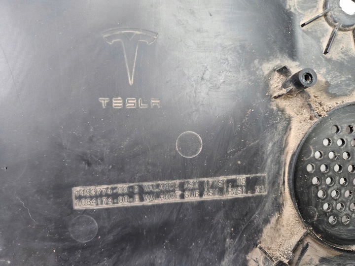 фото №12, Tesla модель 3 2017 - 2023 плита защита нижняя бампера перед 1453774-00