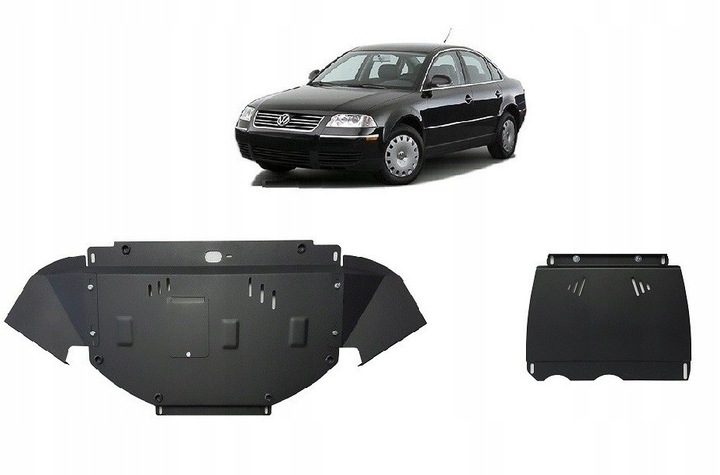 фото №1, Набір сталевих захист шасі vw passat b5 1997-2004 2.5 tdi v6