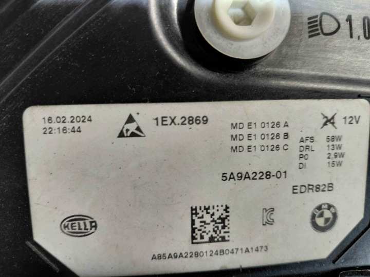 фото №13, Bmw x1 u11 фара передня права адаптивний led 5a9a228