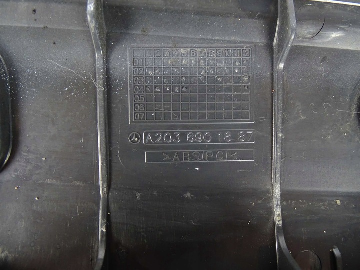 фото №4, Mercedes c w203 захист накладка порога багажника