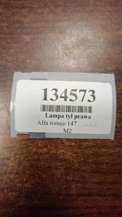 фото №10, Alfa romeo 147 рестайлінг фара праве зад 46556347