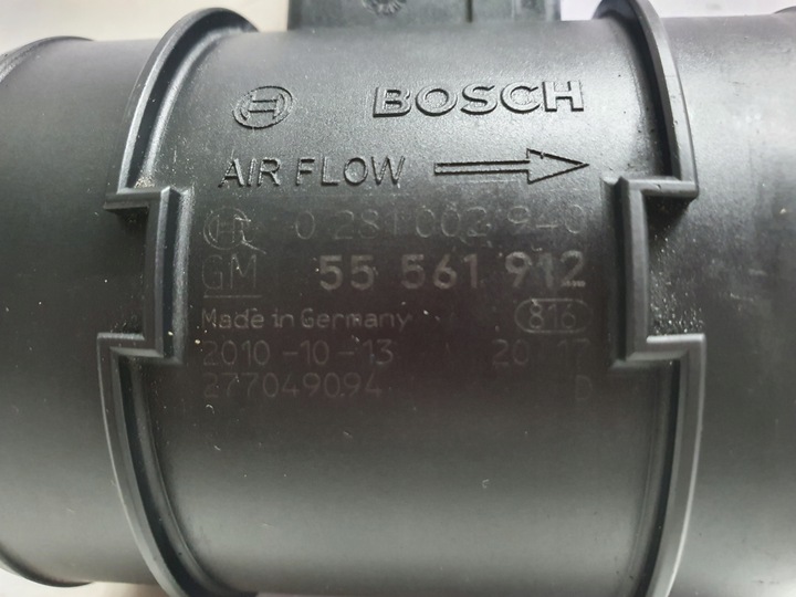 фото №1, Opel astra j 1.7cdti расходомер воздуха