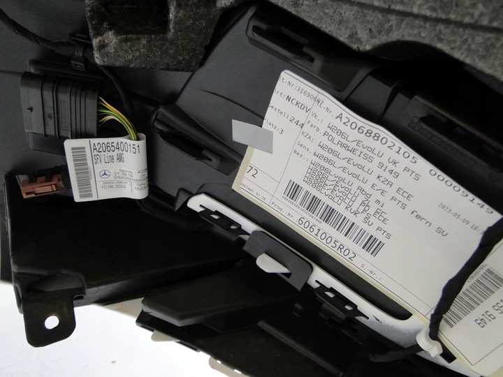 фото №14, Mercedes c клас w206 206 бампер переднє amg pts