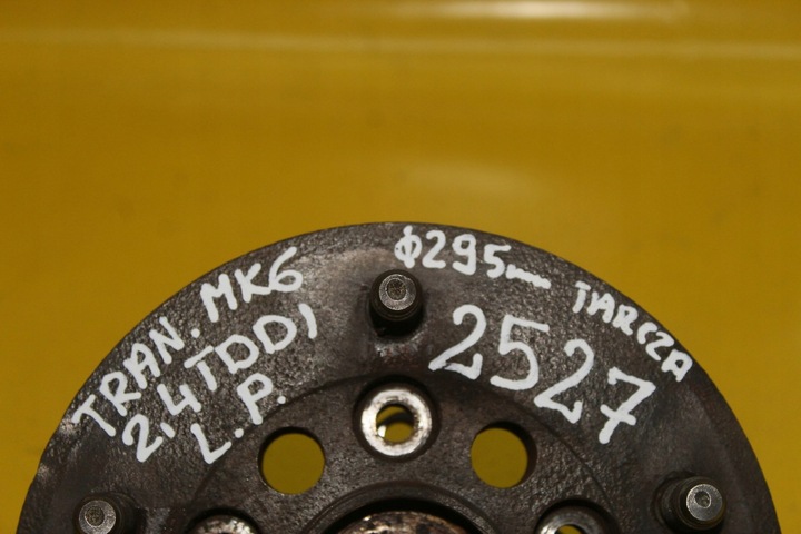 фото №8, Ступиця колеса лівий перед 2.4 tddi transit mk6 295mm
