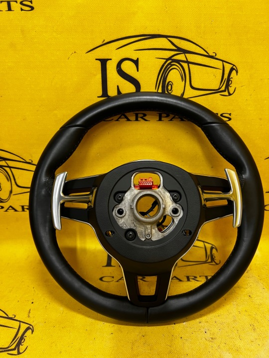 фото №10, Кожаный руль лепестки porsche 911 991 рестайлинг