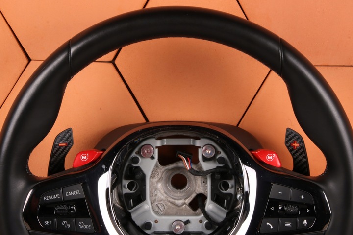 фото №9, Bmw x5m f95 x6m f96 lci xm g09 кермо м-пакет з підігрівом пелюстки вібрація