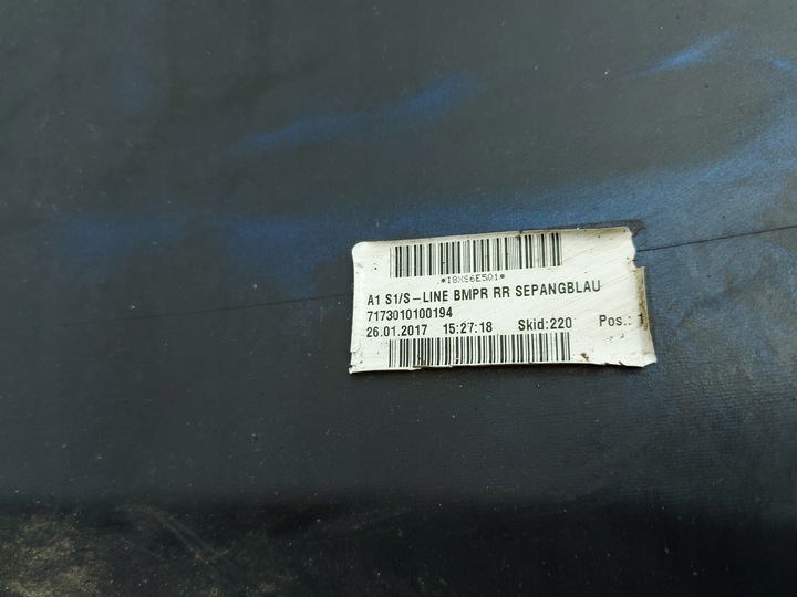 фото №12, Audi a1 8x s1 бампер зад задний рестайлинг 17r.