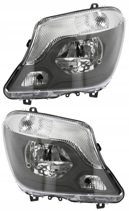 фото №1, Фари лампи mercedes sprinter w906 13-18 tyc комплект + двигуни