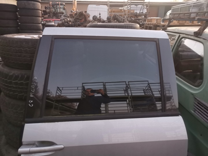 фото №2, Двері комплектні ліві зад задні citroen c8 срібний