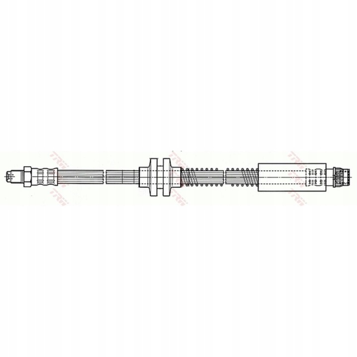 фото №3, Шланг тормоза перед левый trw phb444