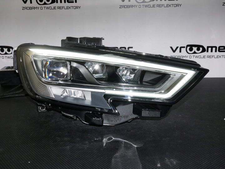 фото №12, Комплект левая правая фары лампы audi a3 s3 rs3 8v полный led рестайлинг