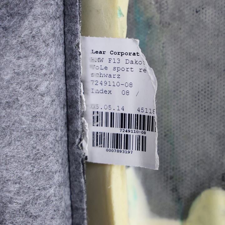 фото №14, Bmw f13 спинка сиденье сиденья з підігрівом кожа перед правая 7280594