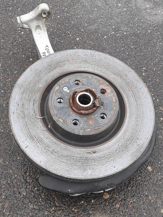 фото №6, Поворотный кулак ступица правая правый перед передняя volkswag touareg iii 4m0407242j