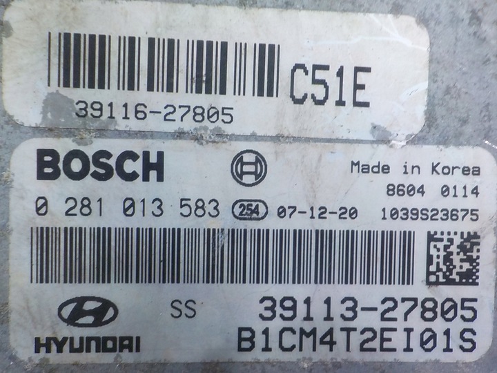 фото №6, Hyunadi santa fe ii 2.2 crdi 09r 5d блок керування комп'ютер двигуна 0281013583