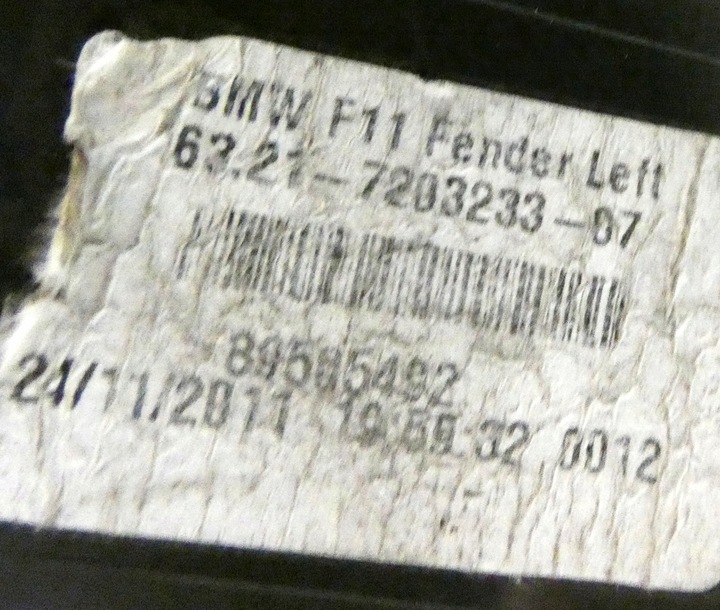 фото №11, Bmw 5 f11 універсал 7203234 7203233 2009-2013 лампи задні зад led