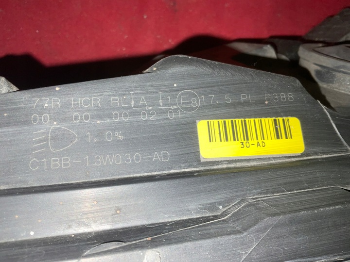 фото №12, Фара левый правые лампа комплект ford fiesta mk7 vii рестайлинг