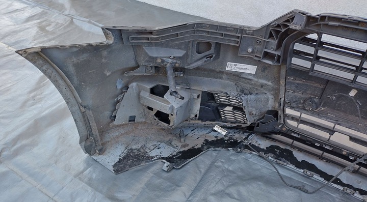 фото №13, Audi a6 s6 c7 4g рестайлінг 15-18 s-line бампер переднє lz7s дейтона gray