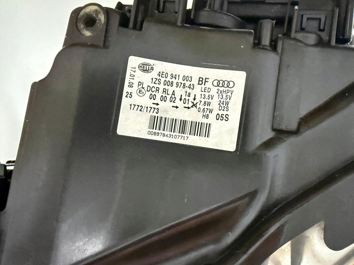 фото №10, Audi a8 d3 рестайлинг лампы bi ксенон led комплект 4e0941003bf 4e0941004bf