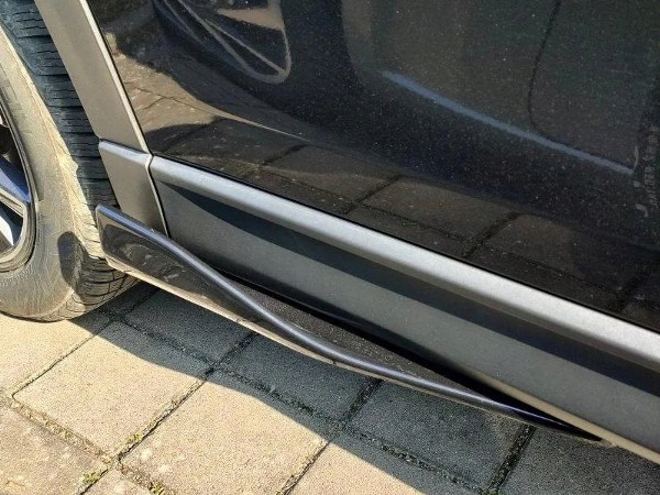 фото №14, Подовжувач планка порогів бампера 48cm універсальні спліттер тюнінг блиск