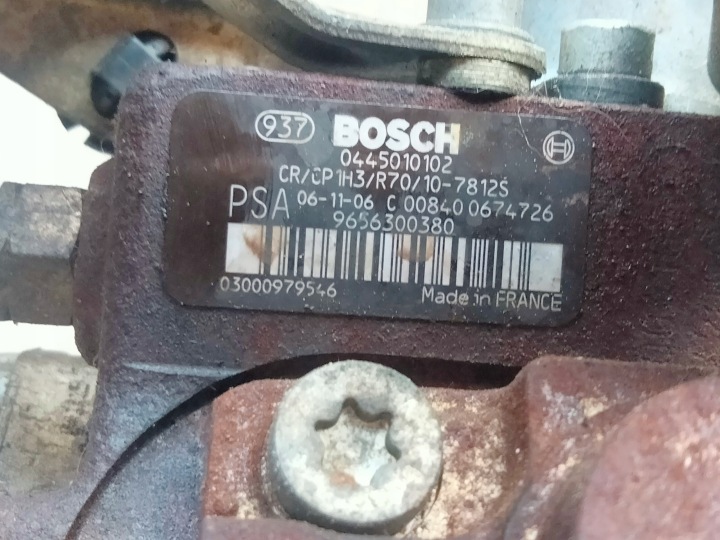 фото №6, Насос паливна рейка  пального koło зубчасте c4 picasso i 1.6 hdi 9656300380