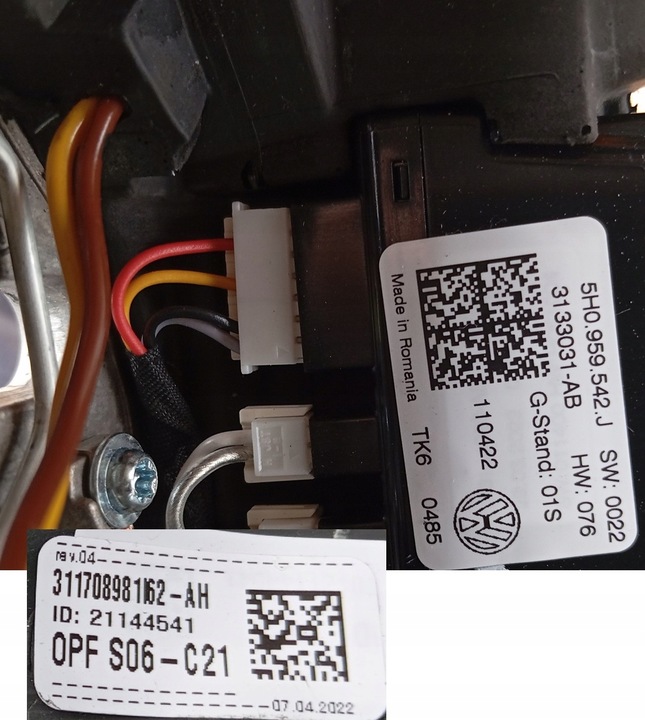 фото №15, Vw golf viii 8 5h0 passat b8 tiguan руль кожа r-line красная nić