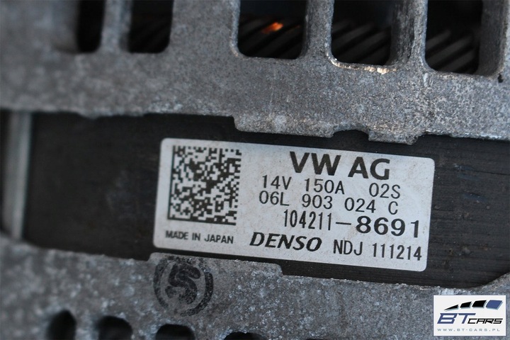 фото №5, Audi a4 a5 q5 генератор 06l903024c 06l903024h 06l903024j 06l903024jx 150a