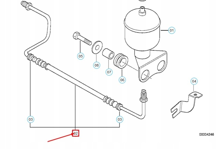 фото №7, Bmw 7 e38 правий тиск шланг 37131091128 1091128 oem